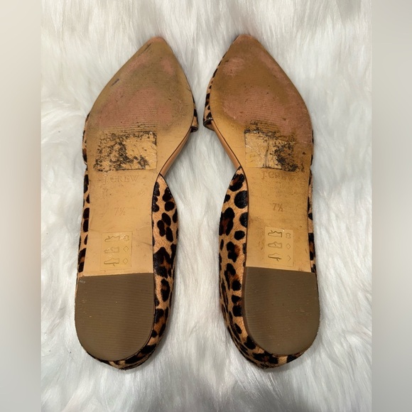 J. Crew Brown and Black Leopard Print Flats - Picture 6 of 11